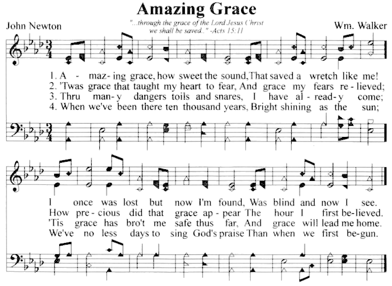 Amazing Grace Vocal Score