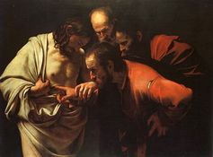 Caravaggio the incredulity of saint thomas