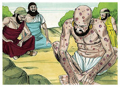 Book of job chapter 2 6 %28bible illustrations by sweet media%29