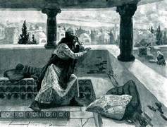 King david bathsheba bathing